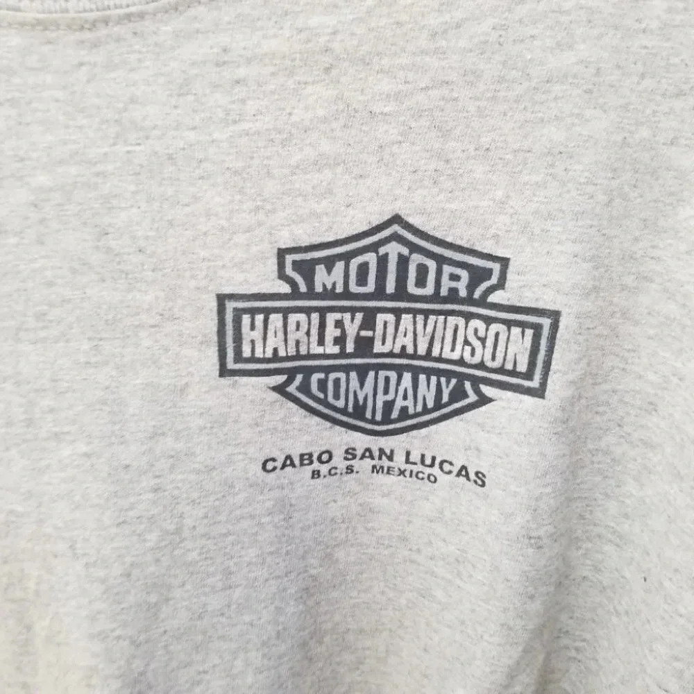 𝅺harley Davidson Grey Cabo San Lucas T-Shirt  XL - Picture 3 of 11